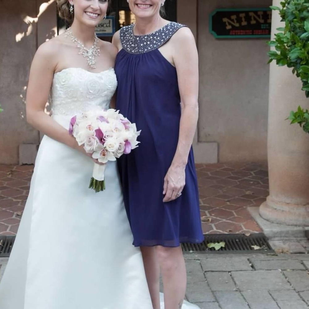 JS Boutique Royal purple cocktail dress